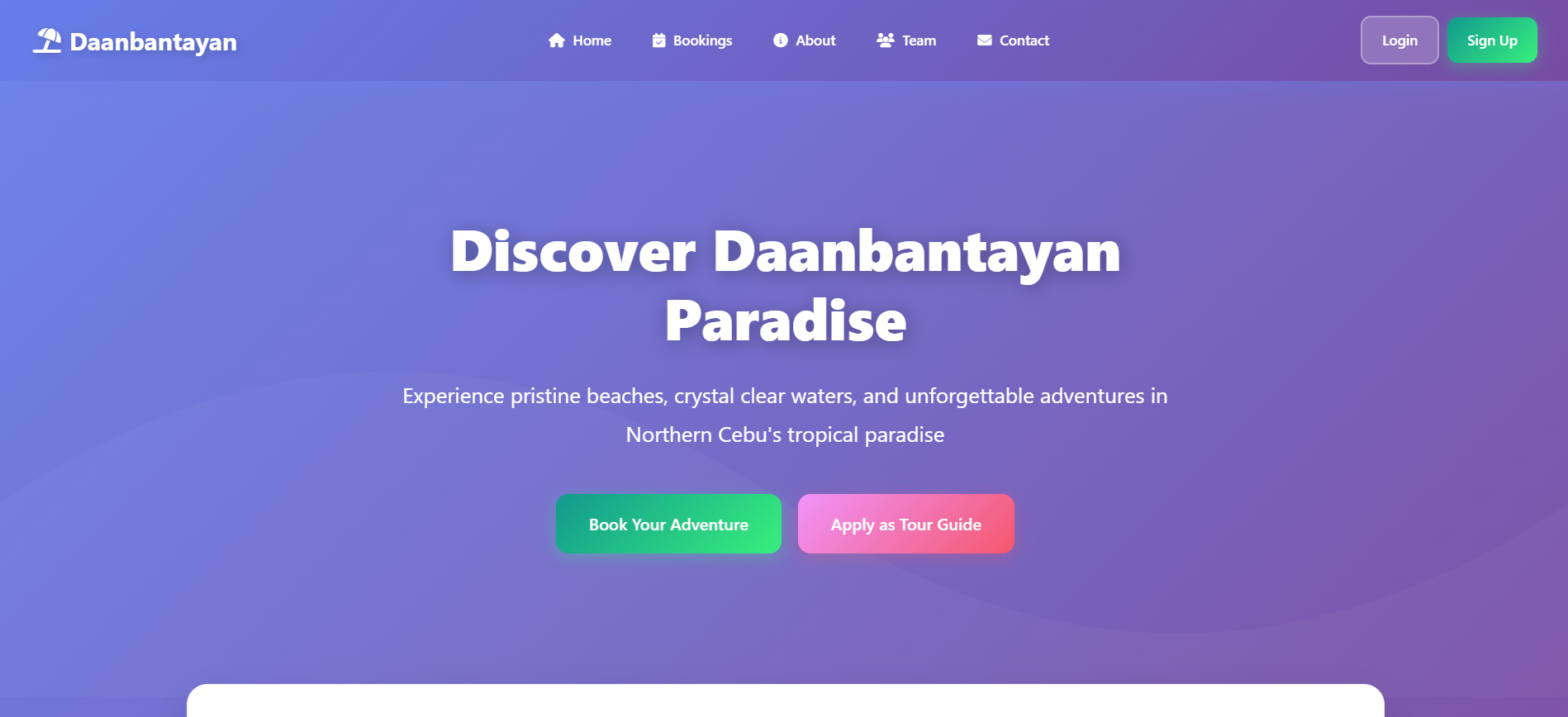 Tourist Guide Website